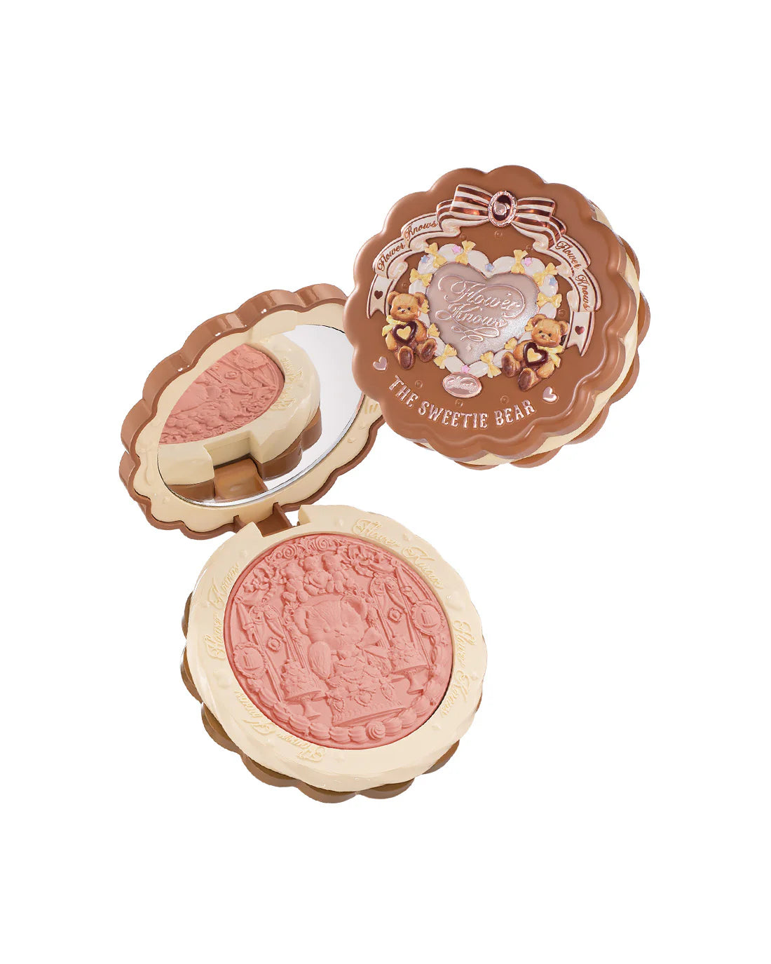 [Flower Knows] The Sweetie Bear Silk Satin Blush