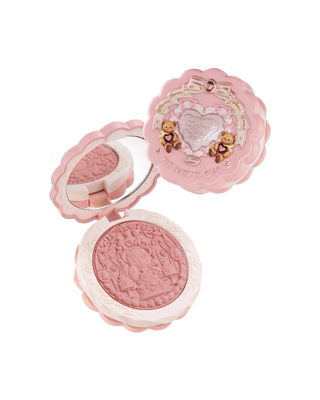 [Flower Knows] The Sweetie Bear Silk Satin Blush