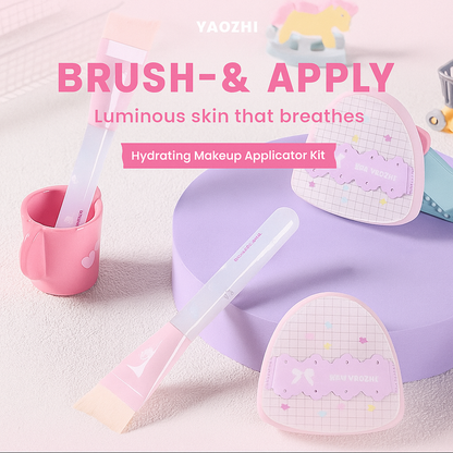 [YAOZHI] Foundation Brush & Puff Set (New)