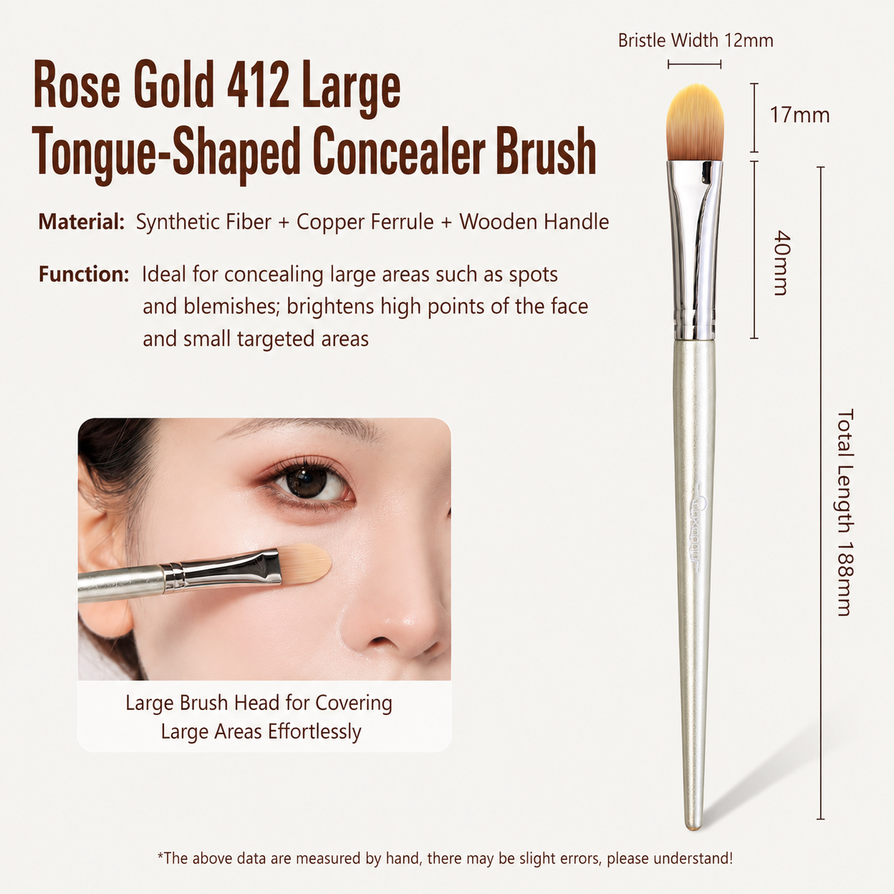 [Guoxiaoniu] Rose Gold Brush (New)