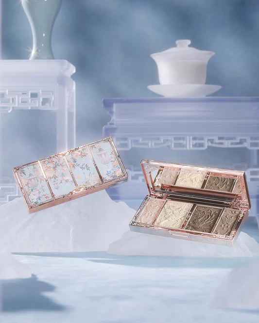 [Flower Knows] Butterfly Cloud Collar Embossed Highlight & Contour Palette