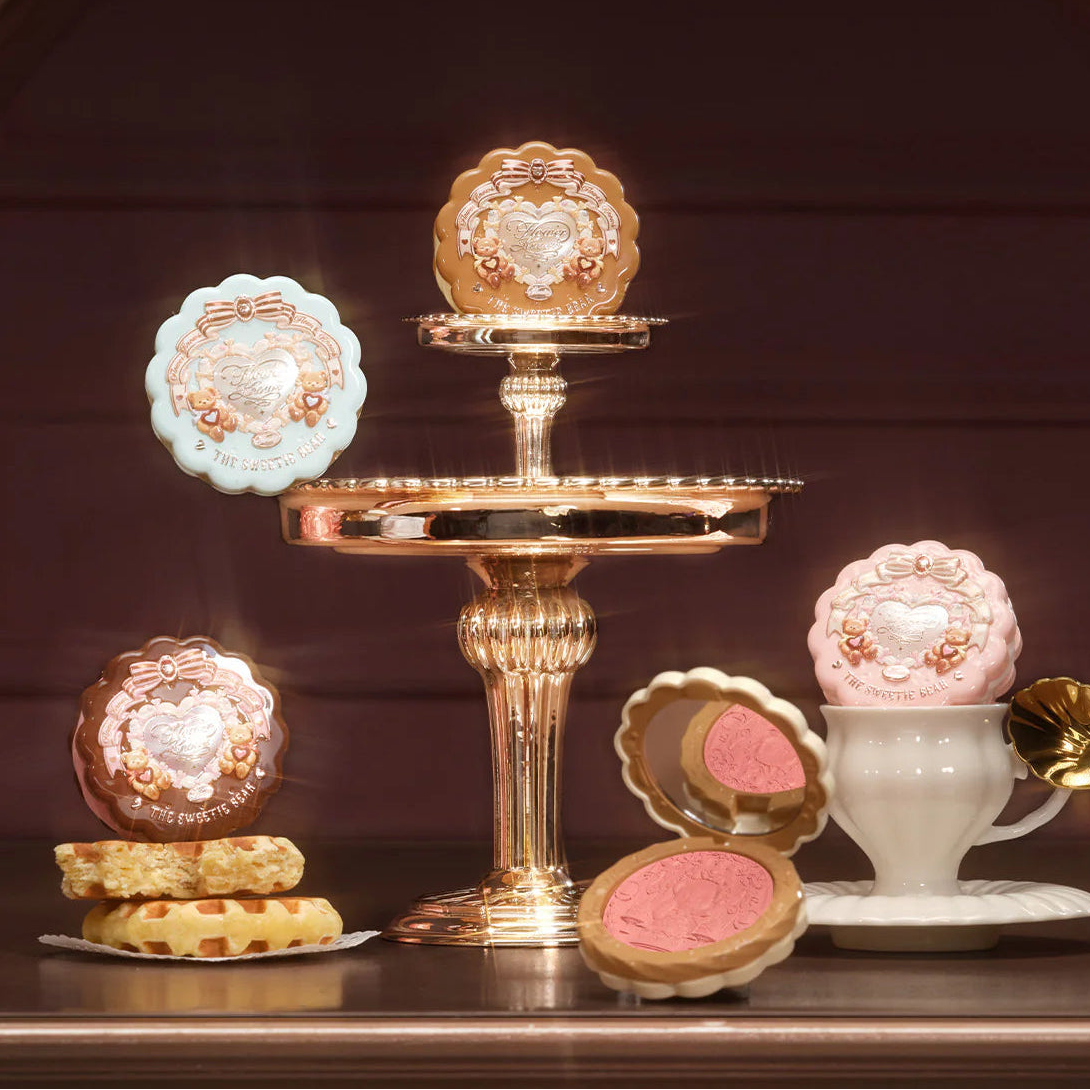 [Flower Knows] The Sweetie Bear Silk Satin Blush
