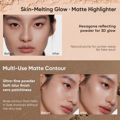 [Judydoll] 2 Shades Highlight Contour Palette