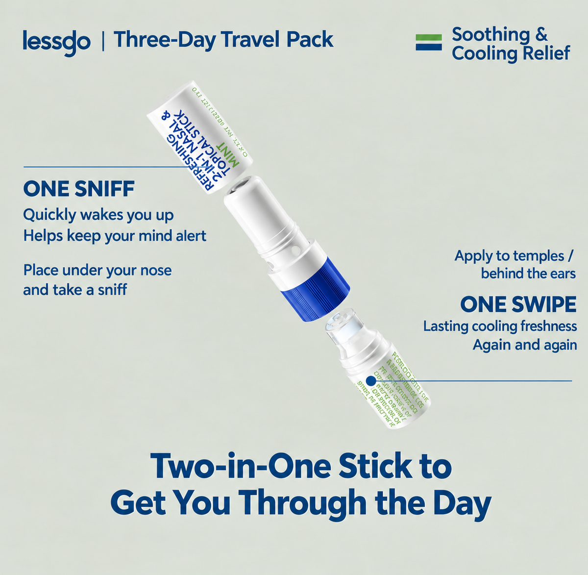 [lessgo] Nasal & Topical Inhaler (New)