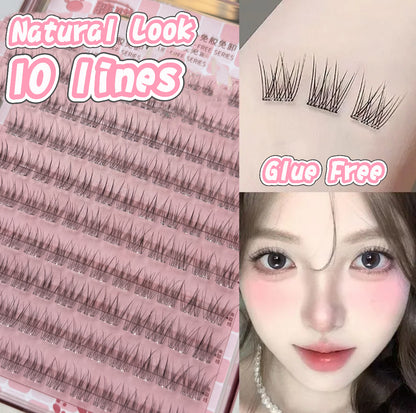 [JieMiao] Glue Free Lashes (10 Lines) (New)