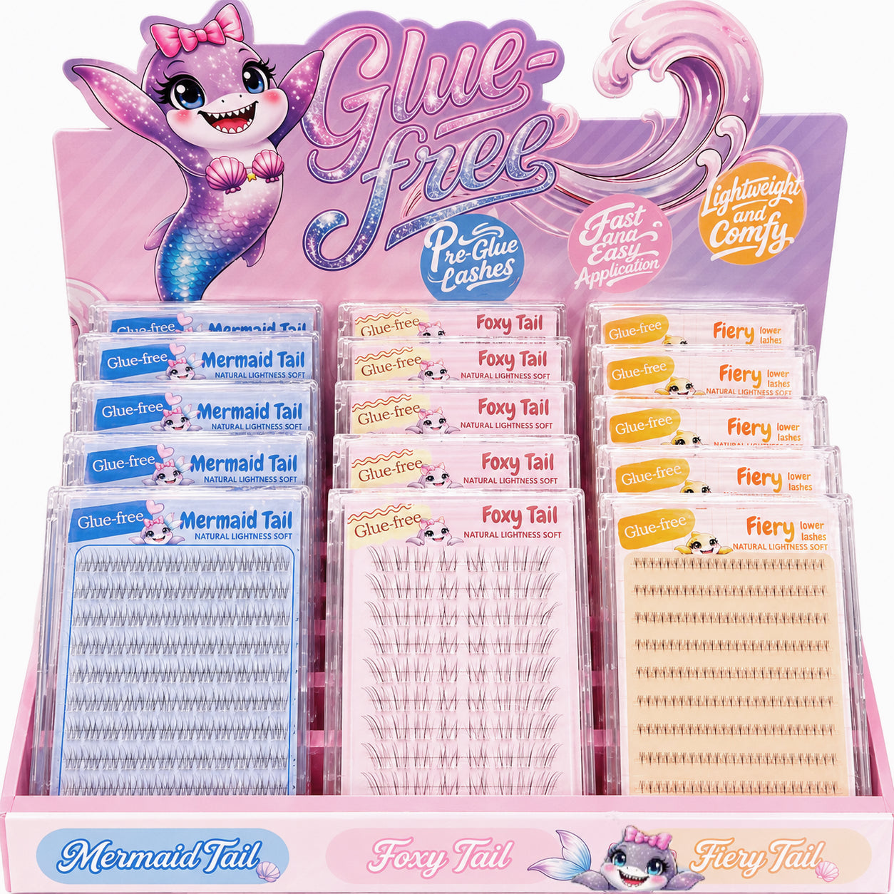 [JieMiao] Natural Glue Free Lashes (New)