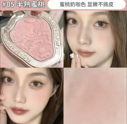 [Flower Knows] Unicorn Series Embossed Blush