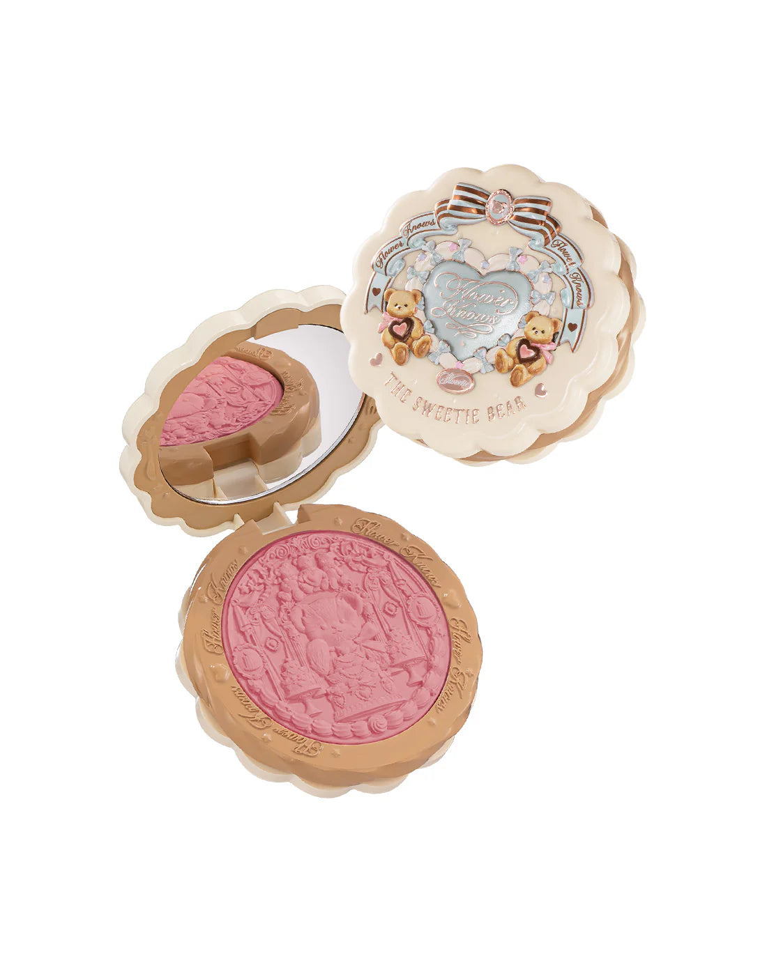 [Flower Knows] The Sweetie Bear Silk Satin Blush