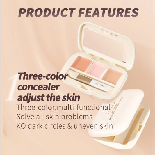 [Judydoll] 3 Color Concealer Palette (New)