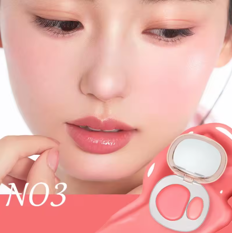 [Foreverkey] Two-Tone Blush Cream (New)