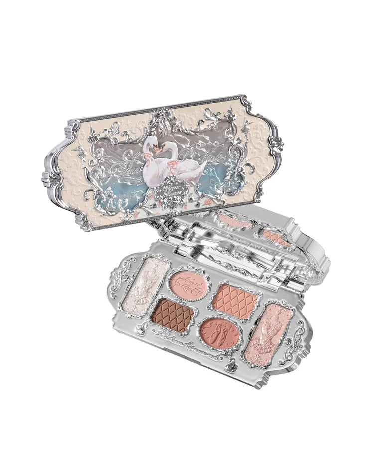 [Flower Knows] Swan Ballet Six-Color Makeup Palette