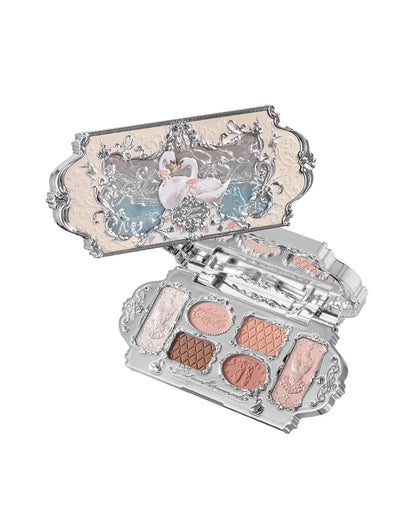 [Flower Knows] Swan Ballet Six-Color Makeup Palette