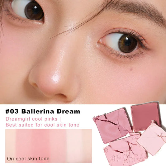 [Judydoll] 2 in 1 Blush Highlight Palette