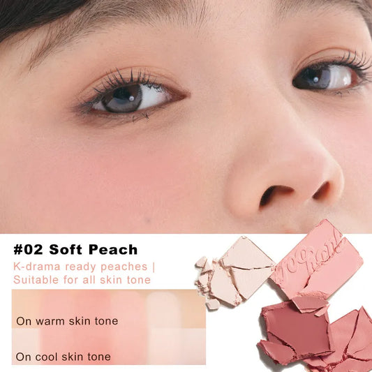 [Judydoll] 2 in 1 Blush Highlight Palette